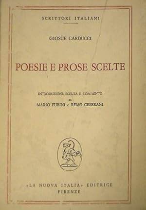 Seller image for Poesie e prose scelte. for sale by FIRENZELIBRI SRL