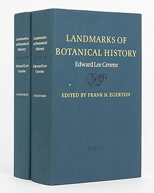 Bild des Verkufers fr Landmarks of Botanical History. Edited by Frank N. Egerton zum Verkauf von Michael Treloar Booksellers ANZAAB/ILAB