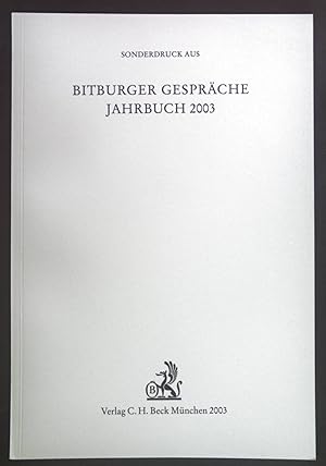 Bild des Verkufers fr Extraterritoriale Anwendung von nationalem Recht aus der Sicht des Vlkerrechts. - Sonderdruck aus Bitburger Gesprche Jahrbuch 2003. zum Verkauf von books4less (Versandantiquariat Petra Gros GmbH & Co. KG)