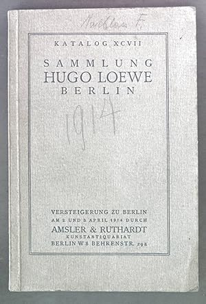 Sammlung schöner und seltener Blätter von Künstlern unserer Zeit des vor kurzem verstorbenen Herr...