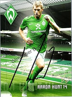 Immagine del venditore per Original Autogramm Aaron Hunt Werder Bremen /// Autogramm Autograph signiert signed signee Saison 2011/2012 venduto da Antiquariat im Kaiserviertel | Wimbauer Buchversand