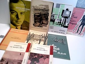 Konvolut bestehend aus 9 Bänden, zum Thema: Bücher in frz. Sprache mit verschiedenen Themen.