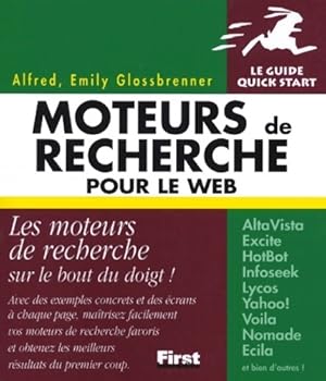 Bild des Verkufers fr Guide quick start des moteurs de recherche pour le web - Alfred Et Emily Glossbrenner zum Verkauf von Book Hmisphres