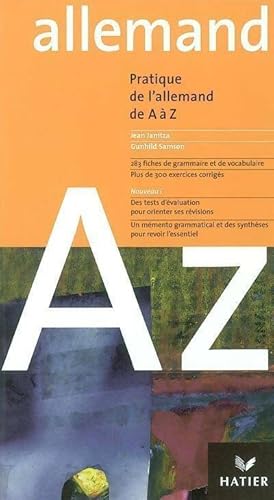 Seller image for Pratique de l'allemand de A ? Z - Jean Janitza for sale by Book Hmisphres