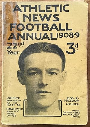 Imagen del vendedor de The Athletic News Football Annual 1908-1909 a la venta por Pastsport