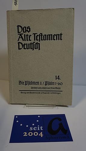 Seller image for Die Psalmen / I. Teil. Psalm 1-60. for sale by AphorismA gGmbH