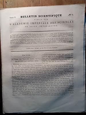 Ueber den Ural und Altai Bulletin Scientifique publie par l Academie Imperiale des Sciences de Sa...