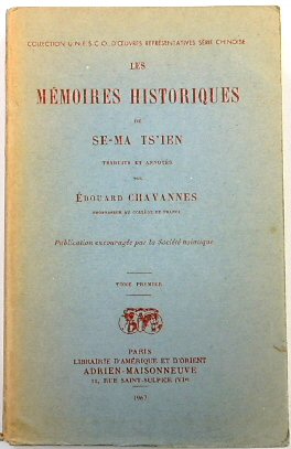 Image du vendeur pour Les MEMOIRES Historiques De Se-Ma Ts'ien (Tome Premier) mis en vente par PsychoBabel & Skoob Books