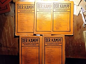 Der Kampf sozialdemokratische Monatsschrift Heft 5,6,8,9,10 Jahrgang V 1912