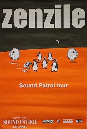 "ZENZILE (Sound Patrol tour)" Affiche originale / Offset par NICOLAS (2001)
