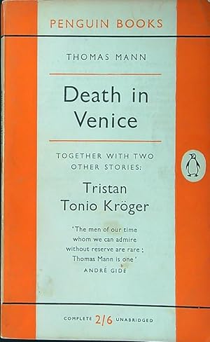 Seller image for Death in Venice - Tristan - Tonio Kroger for sale by Librodifaccia