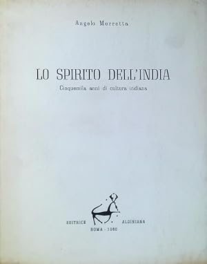 Seller image for Lo spirito dell'India for sale by Librodifaccia
