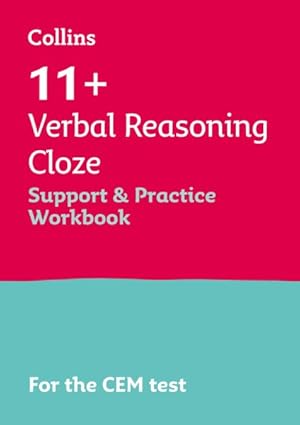 Seller image for 11+ Verbal Reasoning Cloze Support And Practice Workbook for sale by GreatBookPrices