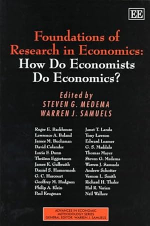 Seller image for Foundations of Research in Economics : How Do Economists Do Economics? for sale by GreatBookPricesUK