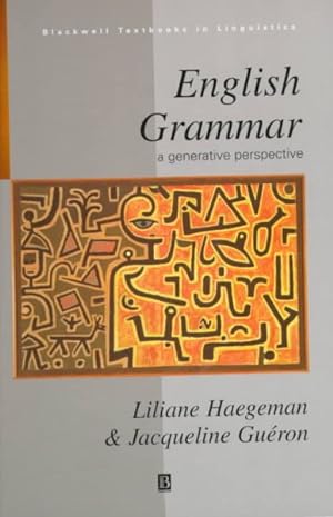 Imagen del vendedor de English Grammar : A Generative Perspective a la venta por GreatBookPricesUK
