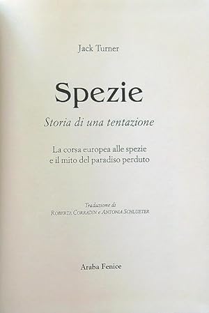 Spezie storia di una tentazione