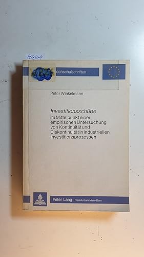 Seller image for Investitionsschbe im Mittelpunkt einer empirischen Untersuchung von Kontinuitt und Diskontinuitt in industriellen Investitionsprozessen : zugl. e. Beitr. zur Betriebsgrssenforschung for sale by Gebrauchtbcherlogistik  H.J. Lauterbach