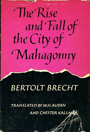 Seller image for The Rise And Fall Of The City Of Mahagonny for sale by Brookfield Books