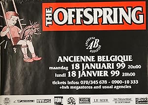 "THE OFFSPRING (Concert ANCIENNE BELGIQUE)" Affiche originale / Offset (1999)