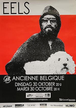 "EELS (Concert ANCIENNE BELGIQUE)" Affiche originale / Offset (2001)