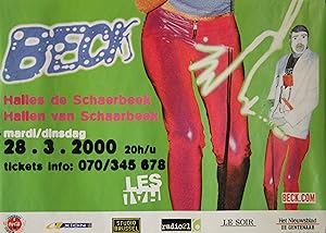 "BECK (Halles de Schaerbeek BELGIQUE)" Affiche originale / Offset (2000)