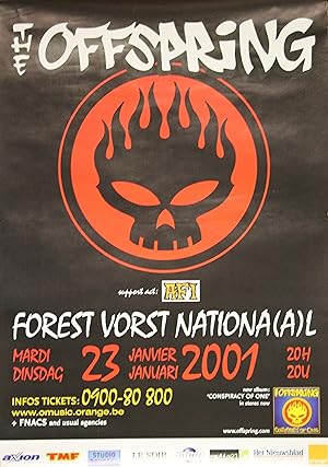 "THE OFFSPRING (Concert FOREST VORST NATIONAL)" Affiche originale / Offset (2001)