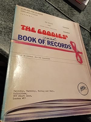 Immagine del venditore per The Goodies' Book of Criminal Records venduto da SGOIS