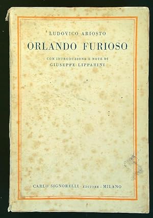 Bild des Verkufers fr Orlando Furioso zum Verkauf von Librodifaccia