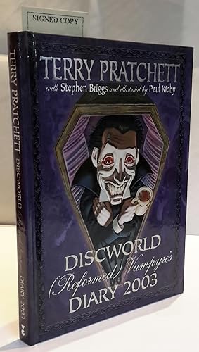 Discworld Reformed Vampyre's Diary. 2003. Illustrated by Paul Kidby. PRESENTATION COPY FROM PRATC...