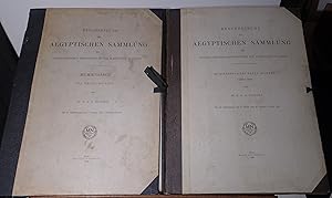 Imagen del vendedor de Beschreibung der Aegyptischen Sammlung des Niederlndischen Reichsmuseums der Altertmer in Leiden. Band 8: Mumiensrge des Neuen Reiches, und Band 11: Mumiensrge des Neuen Reiches, Vierte Serie. a la venta por Antiquariat Thomas Mertens