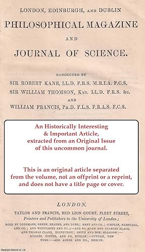 Imagen del vendedor de On a new Method of investigating the Composite Nature of the Electric Discharge. An original article from The London, Edinburgh, and Dublin Philosophical Magazine and Journal of Science, 1875. a la venta por Cosmo Books