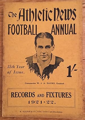 Imagen del vendedor de The Athletic News Football Annual 1921-22 a la venta por Pastsport