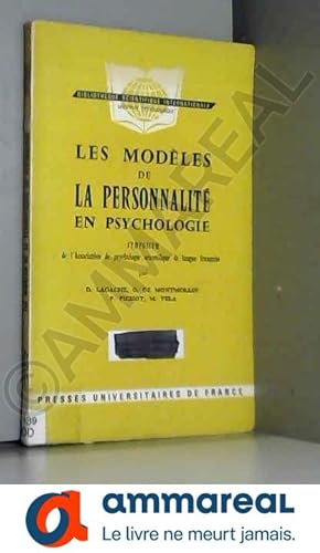 Seller image for Les modeles de la personnalit en psychologie for sale by Ammareal