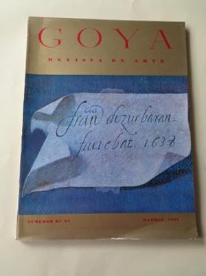 GOYA. Revista de Arte. Números 64-65. Monográfico Zurbarán. Enero-Abril, Madrid, 1965