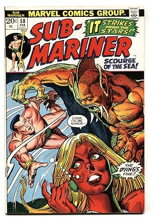 Sub-mariner #58 Marvel 1st appearance of Tamara -comic book FN/VF