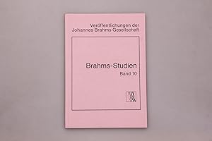 Seller image for BRAHMS-STUDIEN. Verffentlichungen der Brahms-Gesellschaft Hamburg e.V for sale by INFINIBU KG