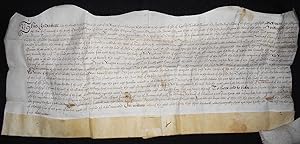Handwritten Parchment Land Transfer Involving the Flaxman Family of Hanworth, Norfolk County, Eng...