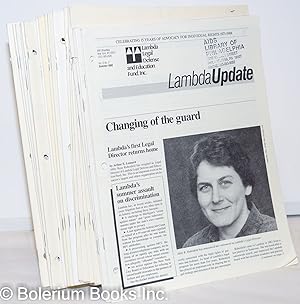 Seller image for Lambda Update: newsletter of the Lambda Legal Defense and Education Fund [21 issue broken run vol. 6, #2 through vol. 13, #3] for sale by Bolerium Books Inc.