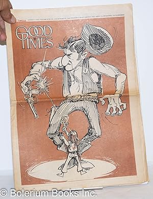 Good Times: [formerly SF Express Times] vol. 2, #30, August 7, 1969: David and Goliath cartoon cover