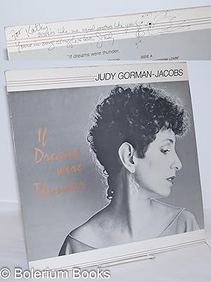 Seller image for If Dreams Were Thunder [vinyl LP record] [inscribed & signed] for sale by Bolerium Books Inc.