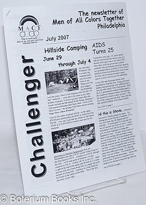 The Challenger: the newsletter of Men of All Colors Together Philadelphia July 2007: AIDS turns 25