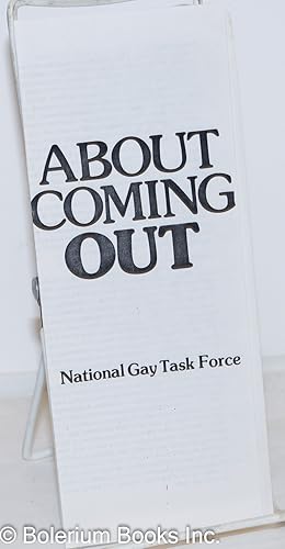 About Coming Out [brochure]