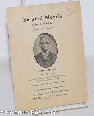 Seller image for Samuel Morris: a spirit filled life for sale by Bolerium Books Inc.