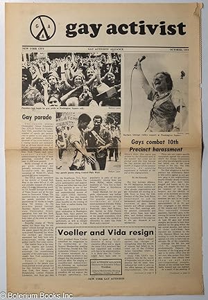 Gay Activist: October 1973; Gay Parade/ Voeller & Vida resign