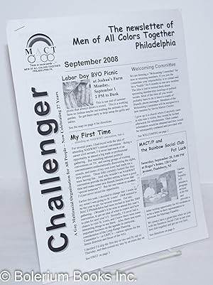 The Challenger: the newsletter of Men of All Colors Together Philadelphia September 2008