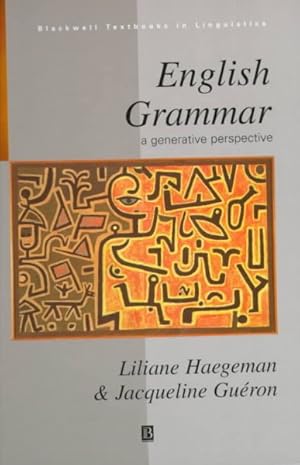 Image du vendeur pour English Grammar : A Generative Perspective mis en vente par GreatBookPrices