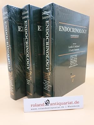 Seller image for Endocrinology, Fourth edition [3 Volumes] (ISBN 0721678408) for sale by Roland Antiquariat UG haftungsbeschrnkt