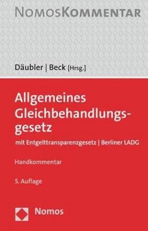 Bild des Verkufers fr Allgemeines Gleichbehandlungsgesetz zum Verkauf von BuchWeltWeit Ludwig Meier e.K.