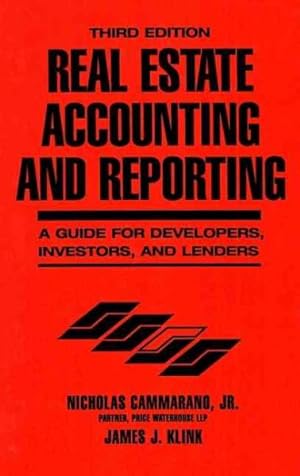 Immagine del venditore per Real Estate Accounting and Reporting : A Guide for Developers, Investors, and Lenders venduto da GreatBookPrices