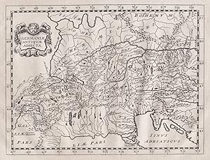 Bild des Verkufers fr Germaniae Antiquae Adiecta" - Germanien Germanen Deutsches Reich Germany map Karte zum Verkauf von Antiquariat Steffen Vlkel GmbH